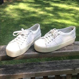 White St Laurent platform sneakers